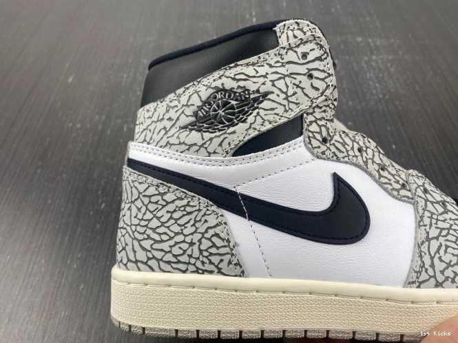 1st Kicks Shoes White Jordan OG 1 DZ5485-052 Air Cement High 0717